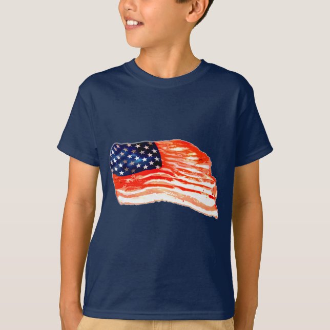 Camiseta Estados Unidos del tocino (Anverso)
