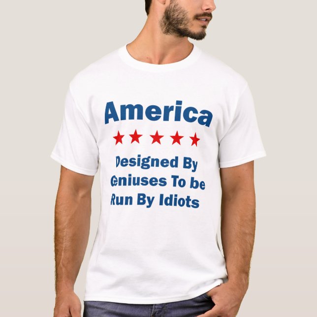 Camiseta Estados Unidos Diseñado Por Genios Dirigidos Por C (Anverso)