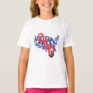 Camiseta Estados Unidos   EE.UU.   Mapa y águila América 25