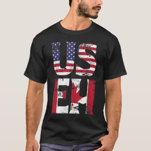 Camiseta Estados Unidos EH Estadounidense Canadiense Cita d