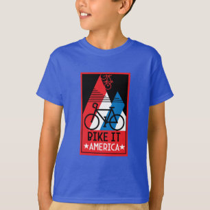 Camiseta Estados Unidos en bicicleta