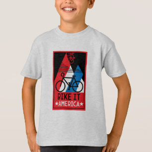 Camiseta Estados Unidos en bicicleta