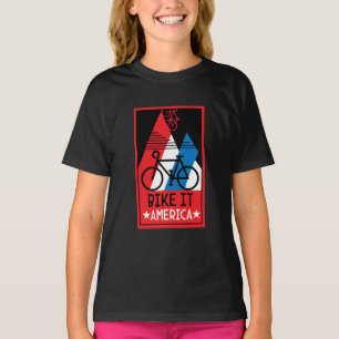 Camiseta Estados Unidos en bicicleta