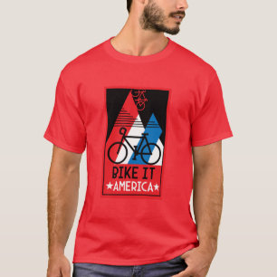 Camiseta Estados Unidos en bicicleta