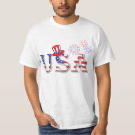 Camiseta Estados Unidos en Estrellas y Rayas