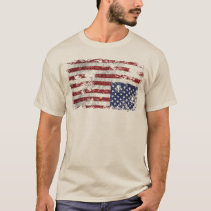 Camiseta Estados Unidos en peligro - Bandera boca abajo