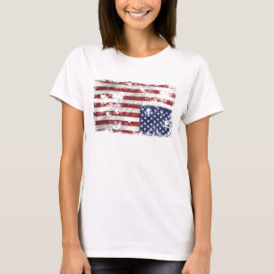 Camiseta Estados Unidos en peligro - Bandera boca abajo