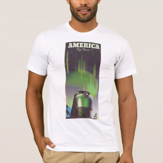 Camiseta Estados Unidos en tren