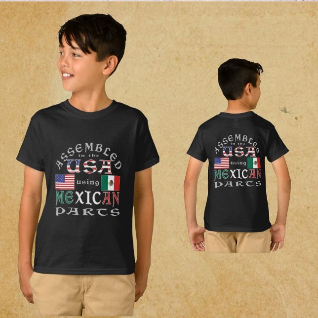 Camiseta Estados Unidos ensamblados con piezas mexicanas pe (Subido por el creador)