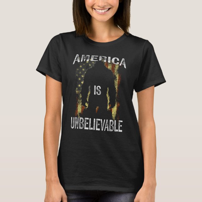 Camiseta Estados Unidos es increíble la bandera estadounide (Anverso)