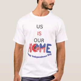 Camiseta "Estados Unidos es nuestro hogar" Personalizado pa
