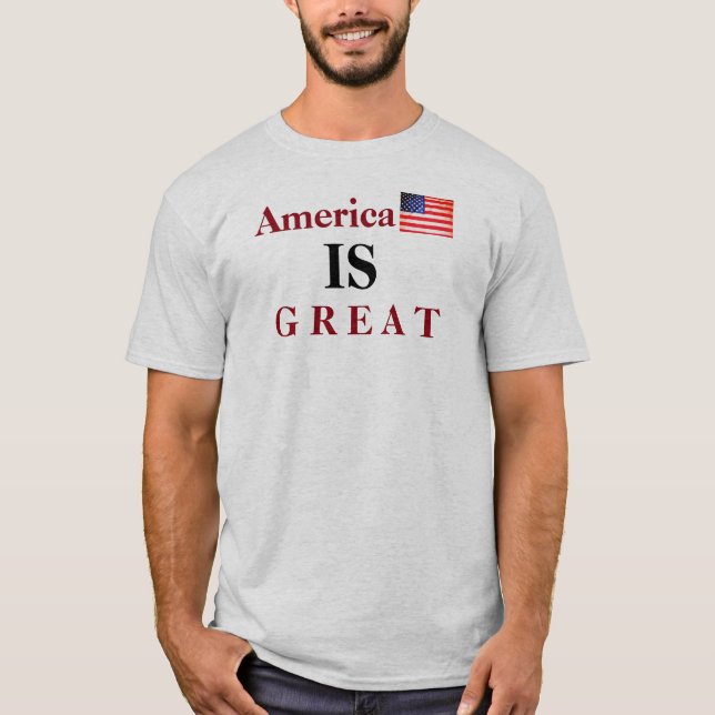 CAMISETA ESTADOS UNIDOS ES UN GRAN ESTADO (Anverso)