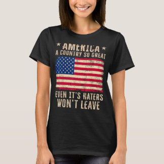 Camiseta Estados Unidos es un país tan grande incluso que l