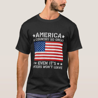 Camiseta Estados Unidos Es Un País Tan Grande Que Ni Siquie