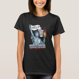 Camiseta Estados Unidos está arancelado contra la guerra co