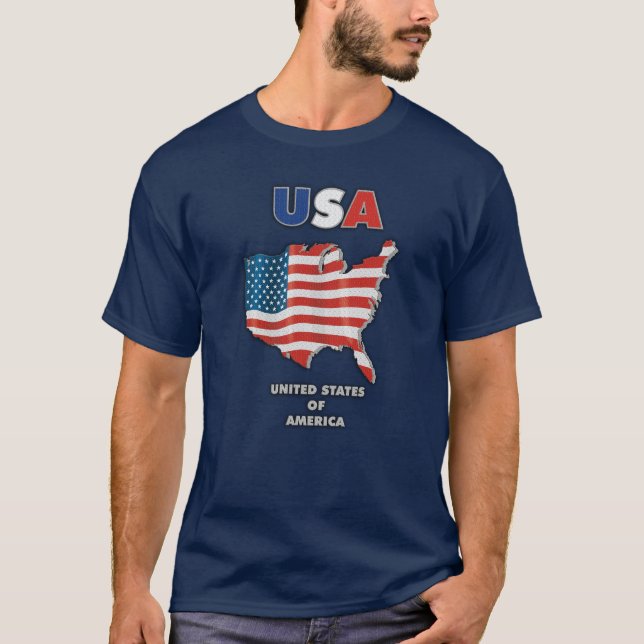 Camiseta Estados Unidos - Estados Unidos de América (Anverso)