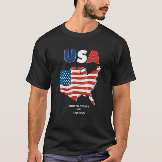 Camiseta Estados Unidos - Estados Unidos de América (Anverso)