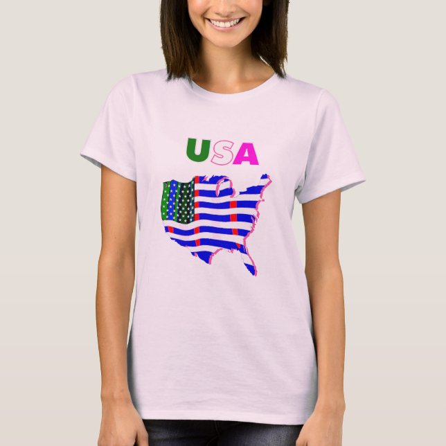 Camiseta Estados Unidos - Estados Unidos de América (Anverso)