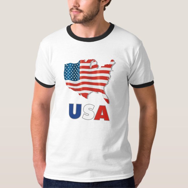 Camiseta Estados Unidos - Estados Unidos de América (Anverso)