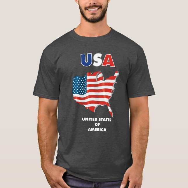 Camiseta Estados Unidos - Estados Unidos de América (Anverso)