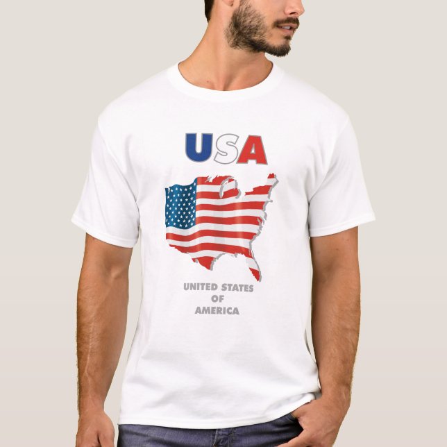 Camiseta Estados Unidos - Estados Unidos de América (Anverso)