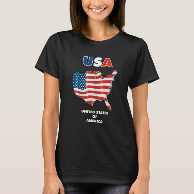 Camiseta Estados Unidos - Estados Unidos de América (Anverso)