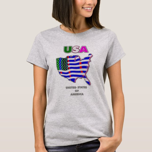 Camiseta Estados Unidos - Estados Unidos de América (Anverso)