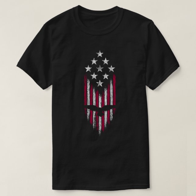 Camiseta Estados Unidos: Estrellas De Bandera Estadounidens (Diseño del anverso)