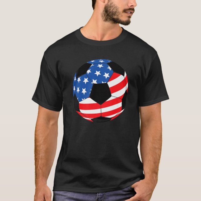 Camiseta Estados Unidos: Fanáticos del fútbol americano (Anverso)
