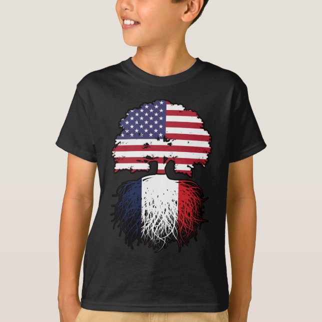 Camiseta Estados Unidos Francés Estados Unidos (Anverso)