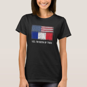 Camiseta Estados Unidos Francia Bandera Francesa Estadounid