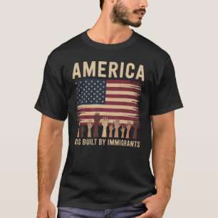 Camiseta Estados Unidos fue construido por inmigrantes de l
