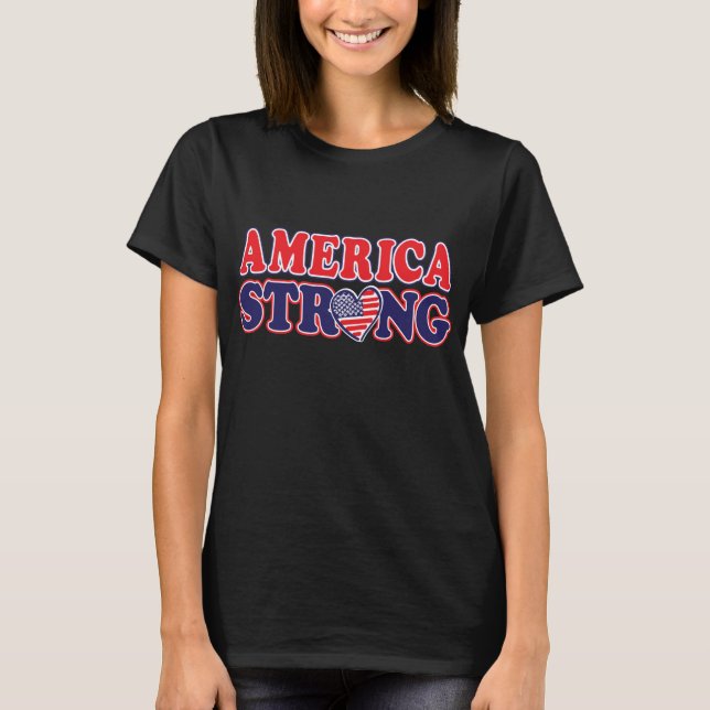 Camiseta Estados Unidos fuerte (Anverso)