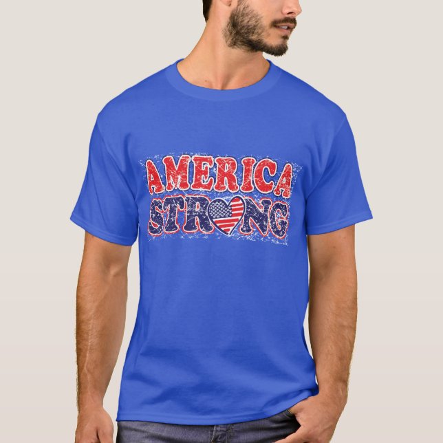 Camiseta Estados Unidos fuerte (Anverso)