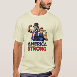 CAMISETA ESTADOS UNIDOS FUERTE - TÍO SAM - ROSIE EL RIVETER