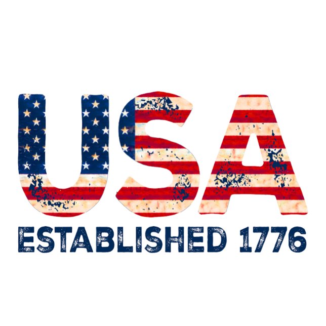 Camiseta Estados Unidos fundado en 1776 (Subido por el creador)