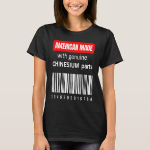 Camiseta Estados Unidos hecho con partes genuinas del chino