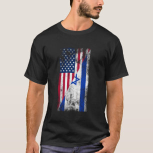 Camiseta Estados Unidos Israel banderas Estados Unidos de A