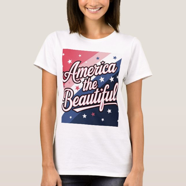 Camiseta Estados Unidos: La belleza (Anverso)