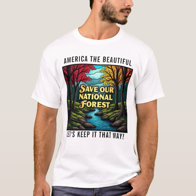 Camiseta Estados Unidos, la belleza (Anverso)