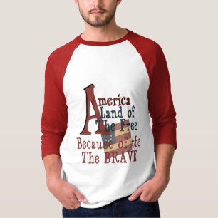 Camiseta Estados Unidos - La tierra de los libres por los v