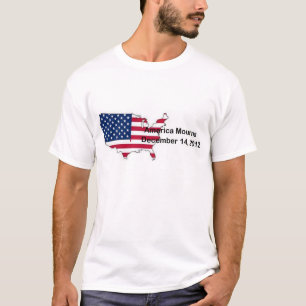 Camiseta Estados Unidos llora a las víctimas de NewTown Con