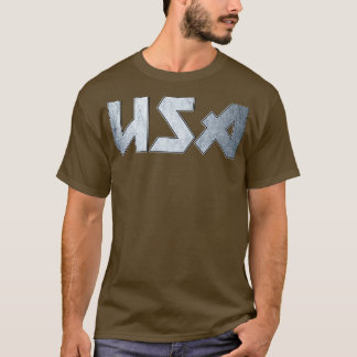 Camiseta Estados Unidos metalizado y pesado