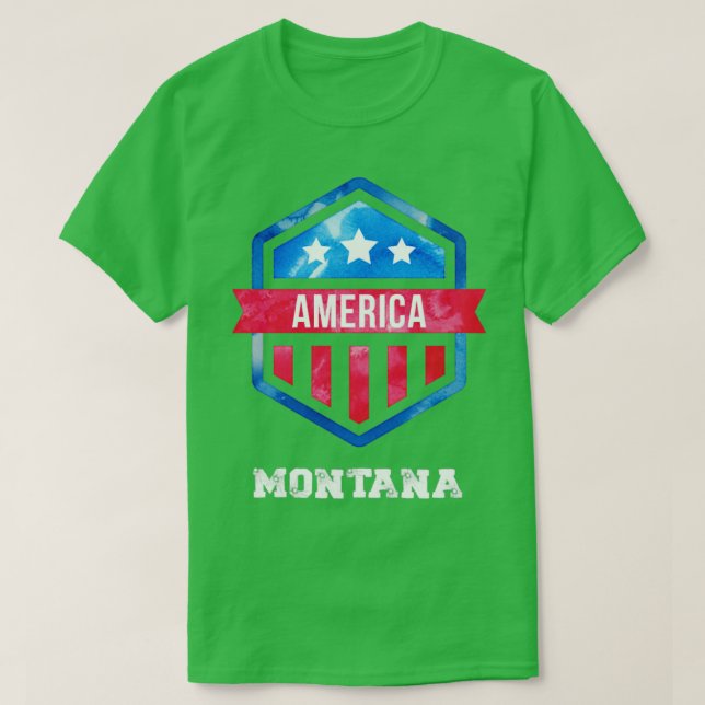 Camiseta estados unidos Montana (Diseño del anverso)