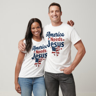 Camiseta Estados Unidos necesita a Jesús