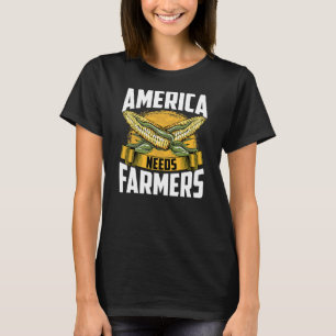 Camiseta Estados Unidos necesita agricultores graciosos par