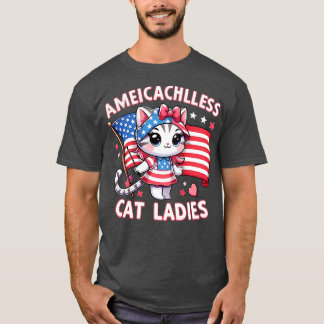 Camiseta Estados Unidos necesita damas de gato sin hijos