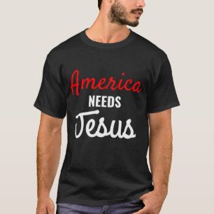 Camiseta Estados Unidos necesita Jesús Religioso