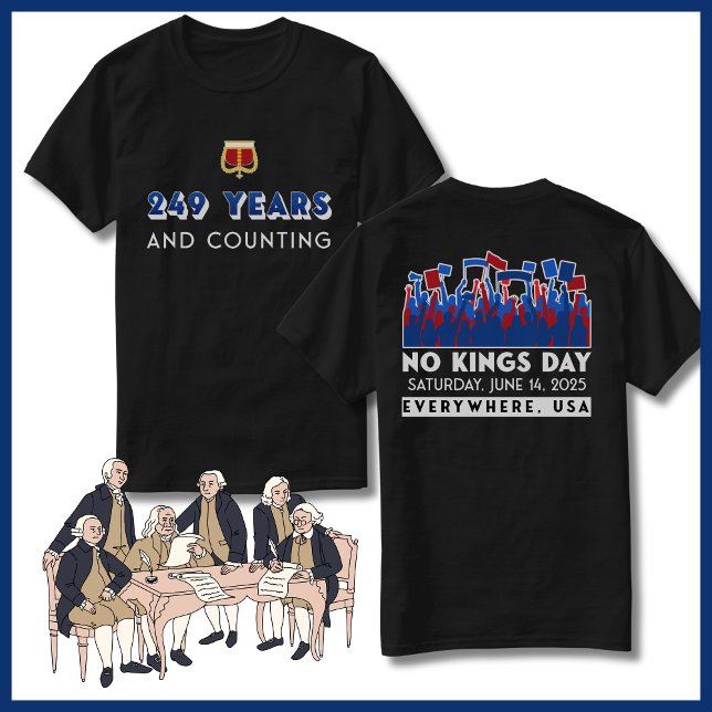 Camiseta Estados Unidos no tiene Día de Protesta de Rey 202 (No Kings Day June 14, 2025 Protest Rally Shirt)