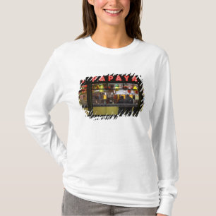 Camiseta Estados Unidos, Nueva York. Gray's Papaya: ventana